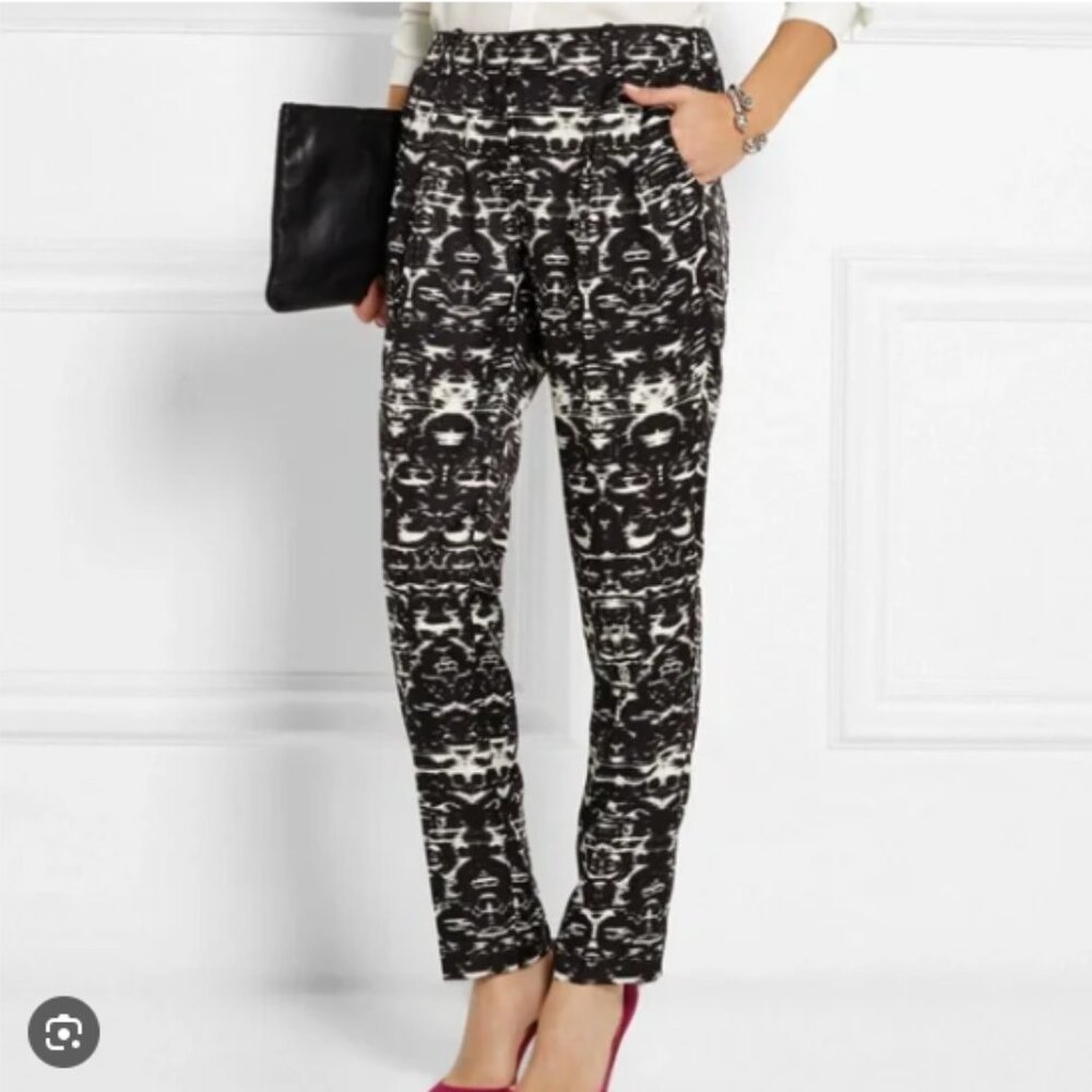 J.Crew NWT Blurred Ikat Drapey Pants Business Casual Size 14